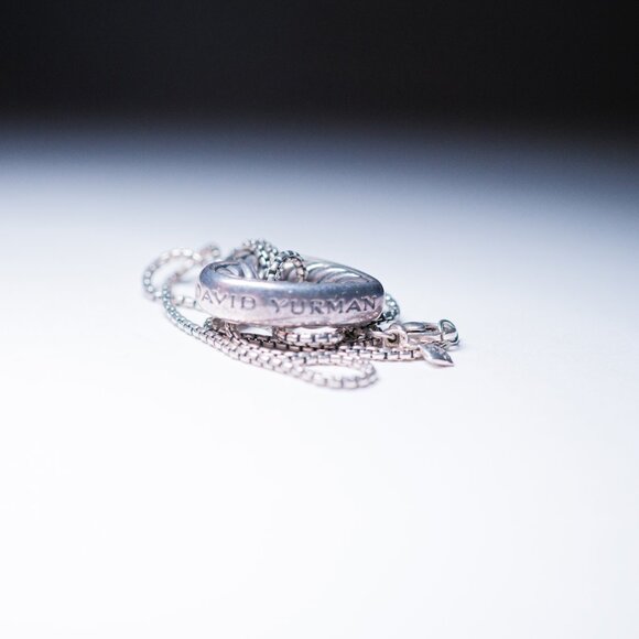 David Yurman Cable Heart Necklace - Picture 5 of 8